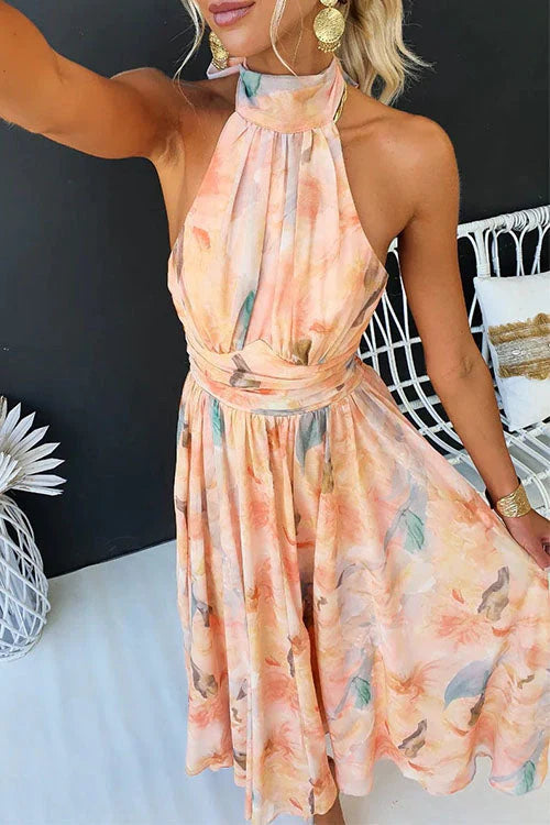 Image of Donna | Women's Sleeveless Floral Maxi Dress