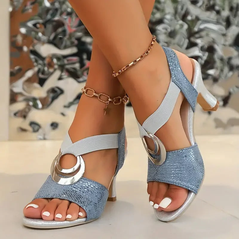 Image of Doris | Women's Slingback Heeled Sandals