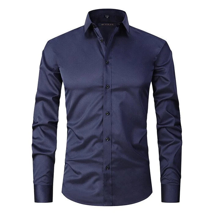 Image of Douglas | Men's Slim Fit Button-Down Dress Shirt