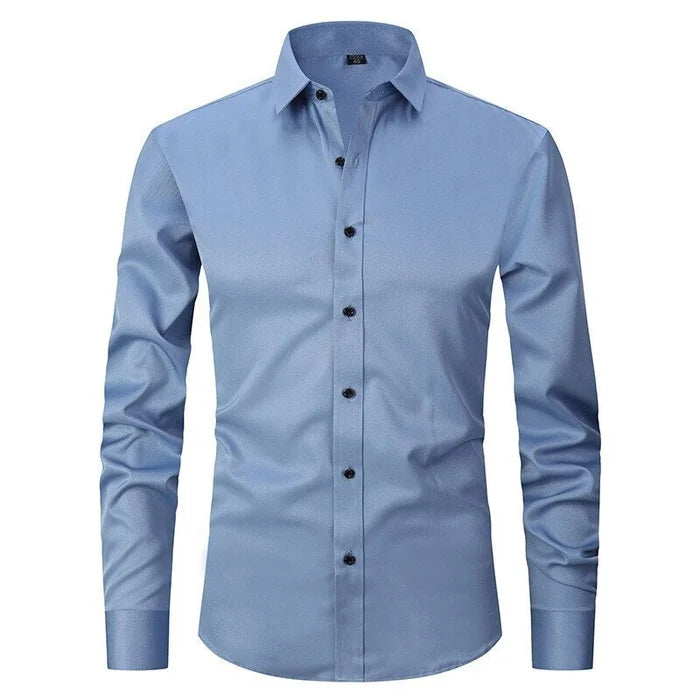 Image of Douglas | Men's Slim Fit Button-Down Dress Shirt