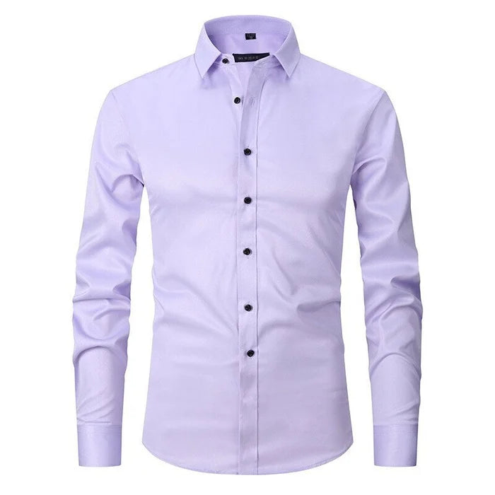 Image of Douglas | Men's Slim Fit Button-Down Dress Shirt