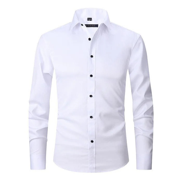Image of Douglas | Men's Slim Fit Button-Down Dress Shirt