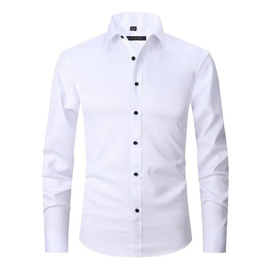 Image of Douglas | Men's Slim Fit Button-Down Dress Shirt
