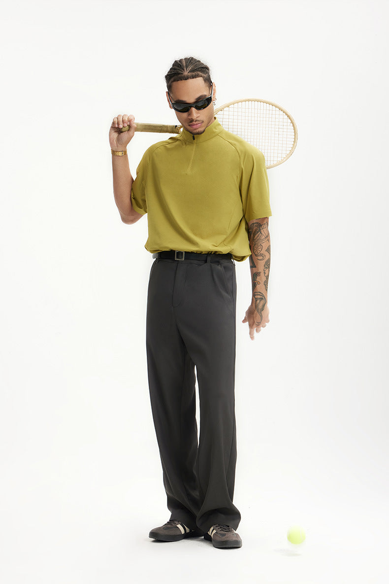 Image of Douglas | Men's Wide Leg Dress Pants
