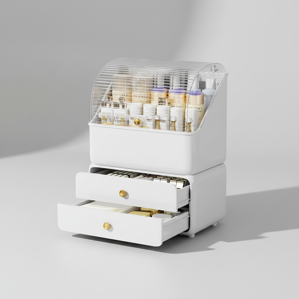 Dustproof Cosmetic Organiser Box