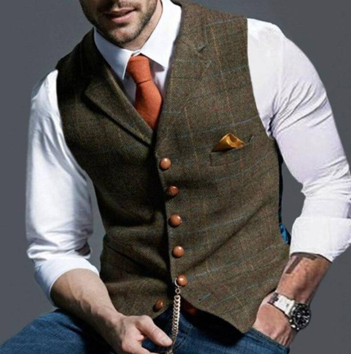 Image of Dwight | Men's Slim Fit Suit Vest