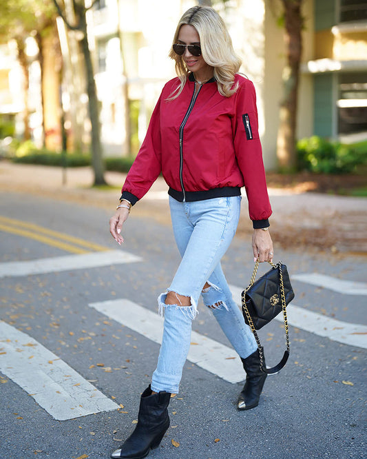 Image of Edith | Women's Lightweight Bomber Jacket