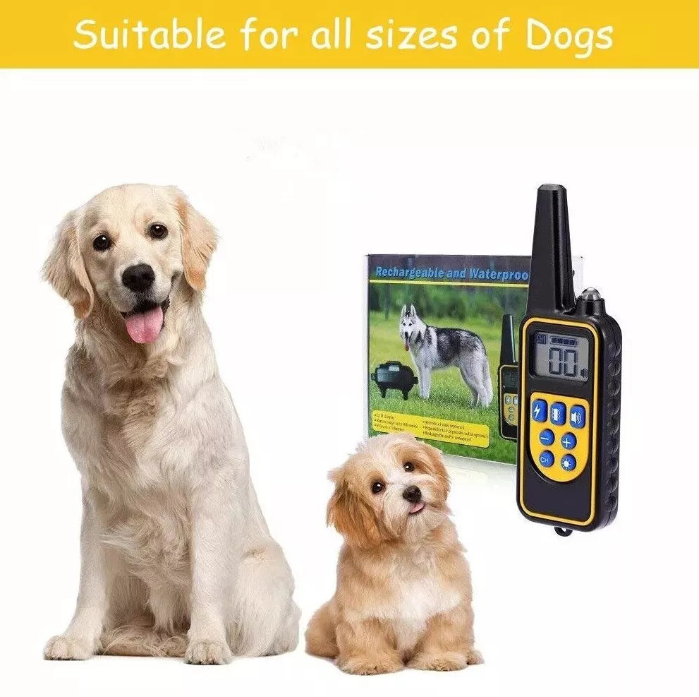 Electronic Dog Training Collar | 2600ft Range, Vibration & Sound | Waterproof & Rechargeable with Remote Control