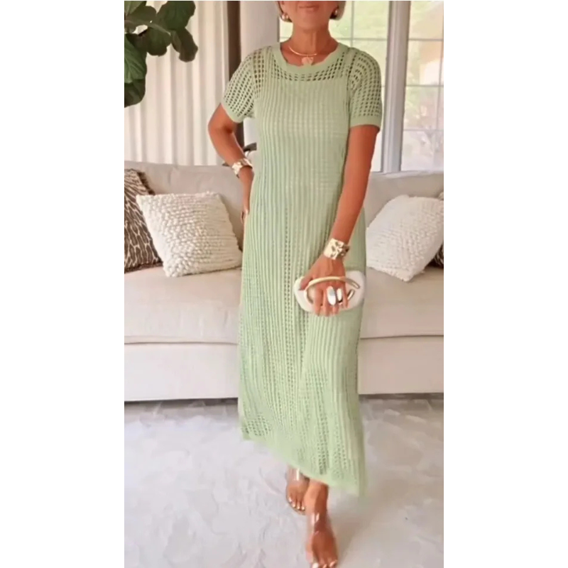 Elegant Cut-Out Maxi Dress