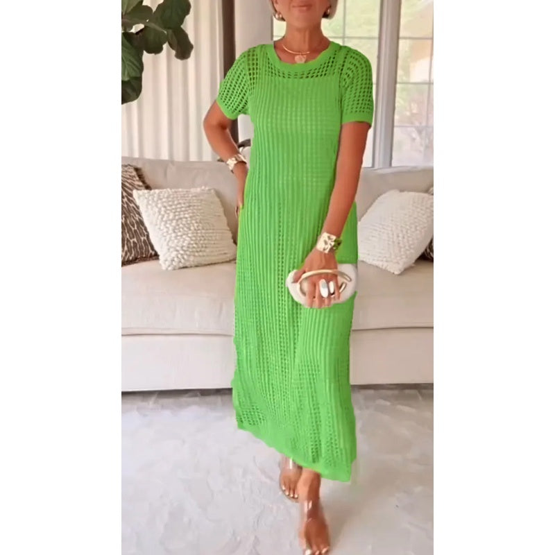 Elegant Cut-Out Maxi Dress
