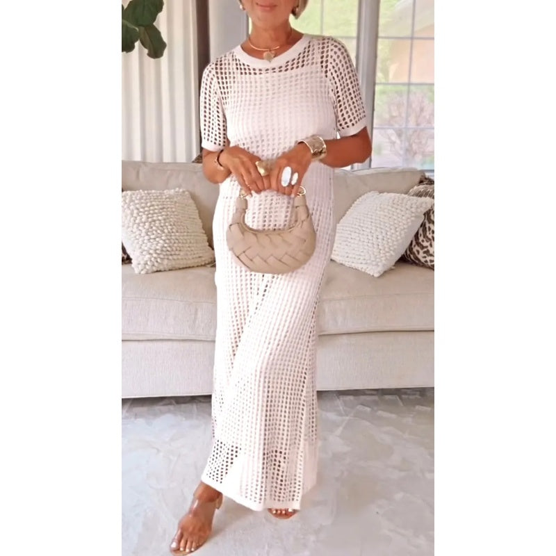 Elegant Cut-Out Maxi Dress