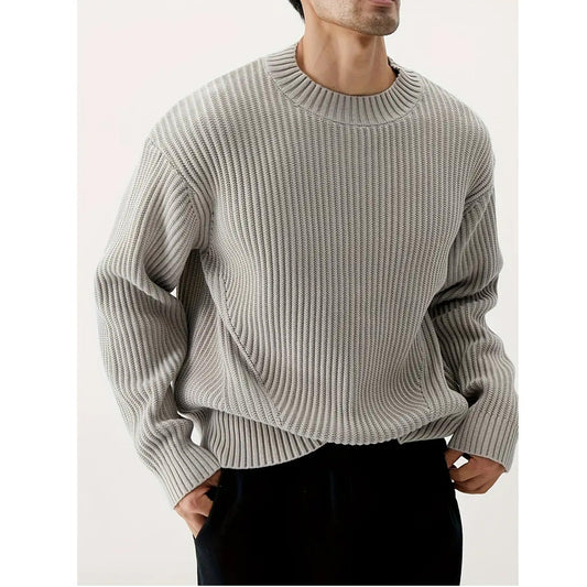 Image of Eli | Men's Crew Neck Oversized Sweater