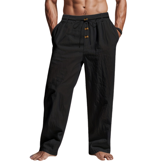 Image of Eli | Men's Drawstring Loose Fit Pants