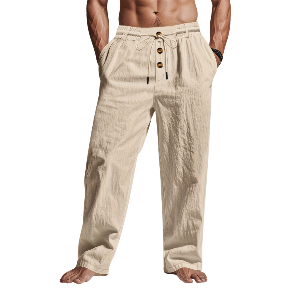Image of Eli | Men's Drawstring Loose Fit Pants
