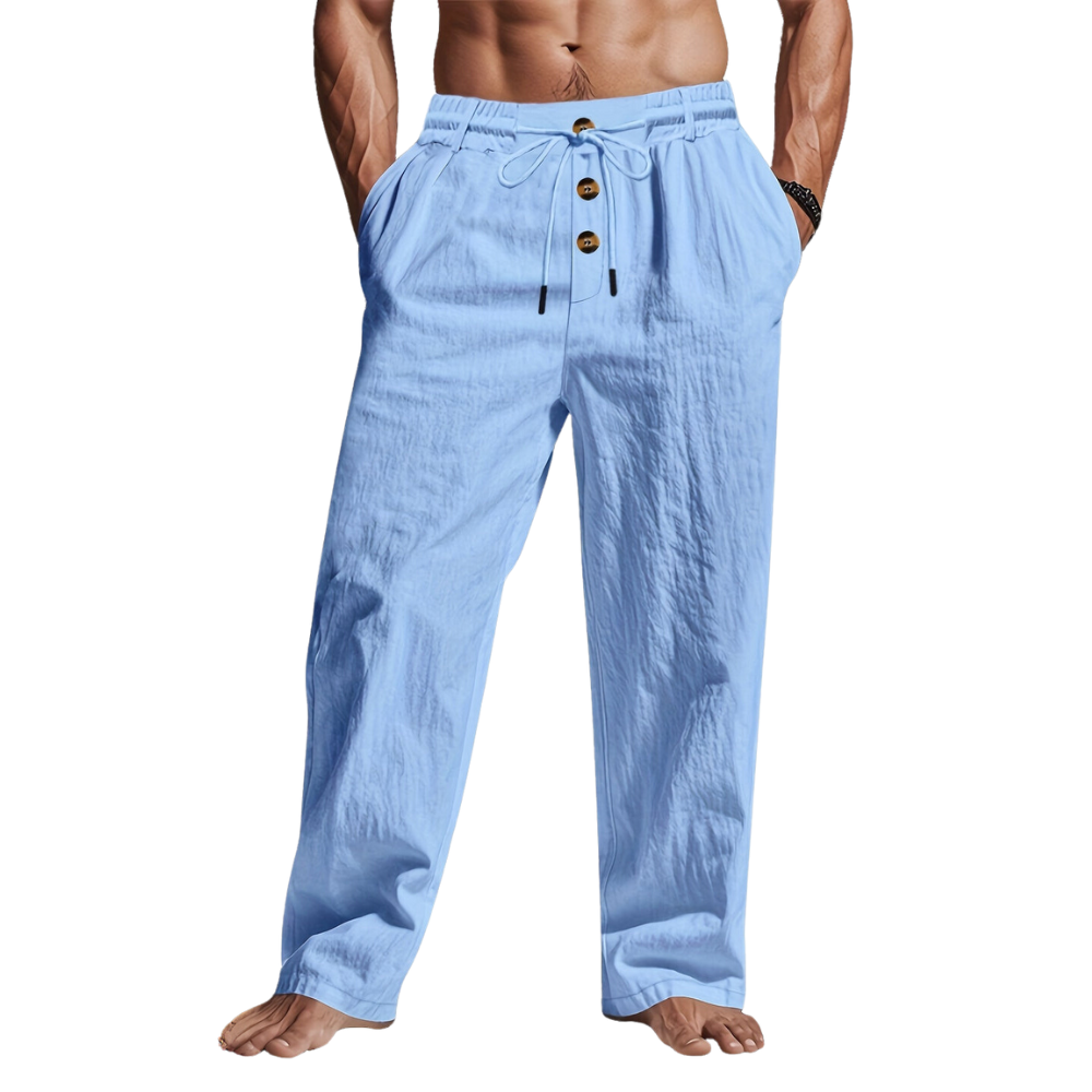 Image of Eli | Men's Drawstring Loose Fit Pants