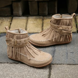Image of Eliza | Women's Fringe Buckle Ankle Boots