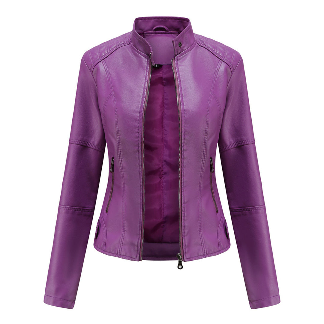 Image of Elsie | Women's Fitted Band Collar Jacket