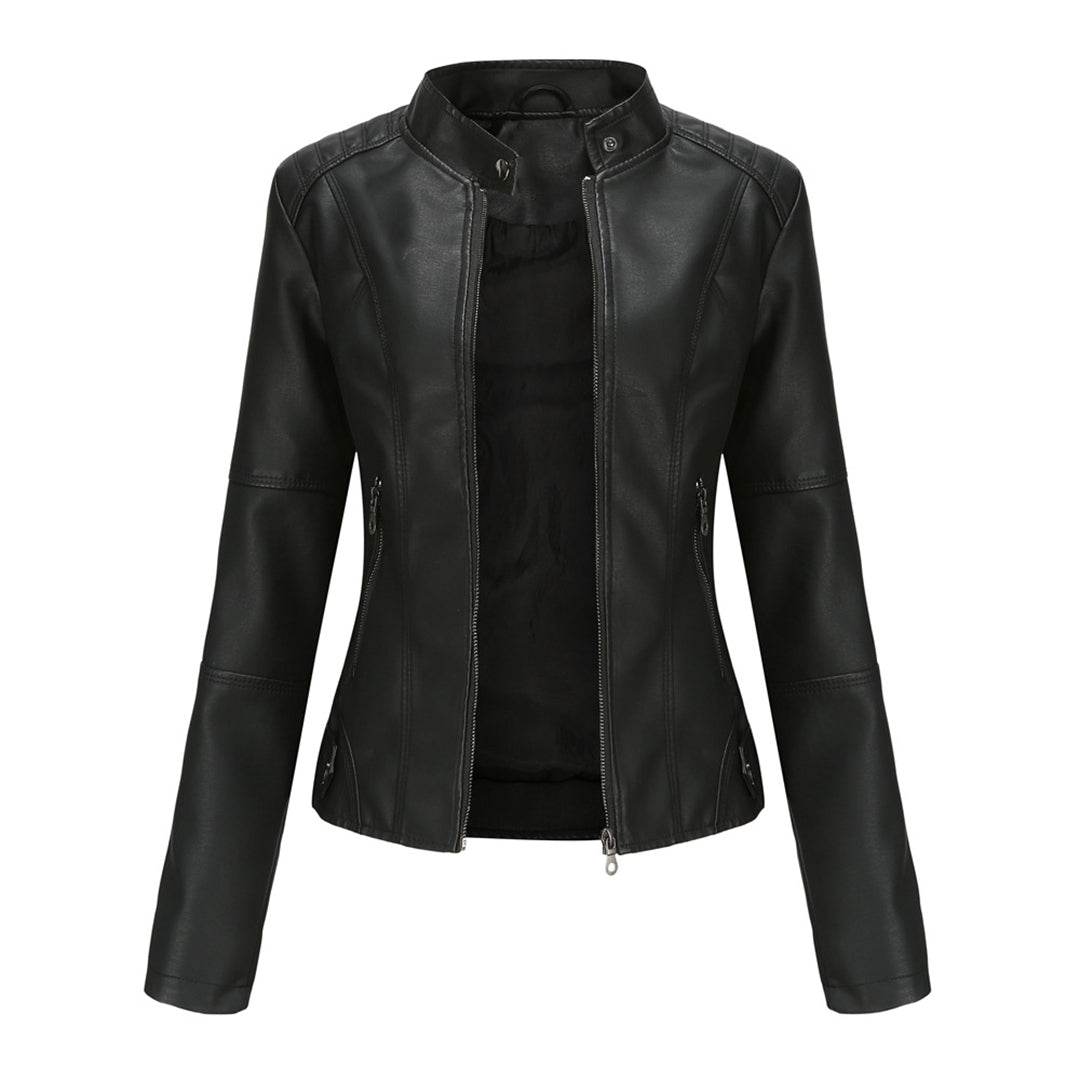 Image of Elsie | Women's Fitted Band Collar Jacket