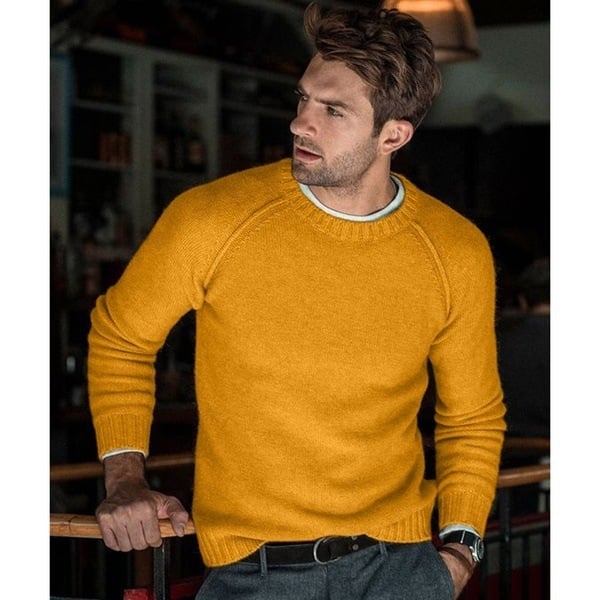 Image of Emmanuel | Men's Crew Neck Pullover Sweater