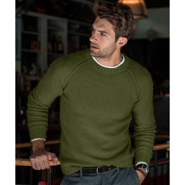 Image of Emmanuel | Men's Crew Neck Pullover Sweater