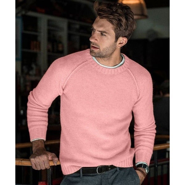 Image of Emmanuel | Men's Crew Neck Pullover Sweater