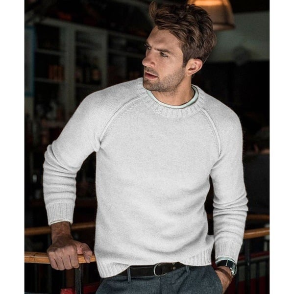 Image of Emmanuel | Men's Crew Neck Pullover Sweater