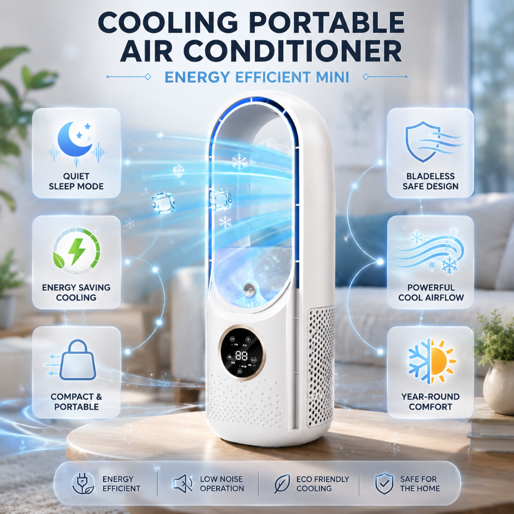 Energy-Efficient Mini Portable Air Conditioner