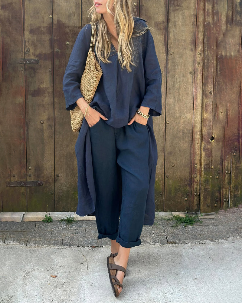 Image of Erica | Women's Relaxed Fit Two-Piece Set