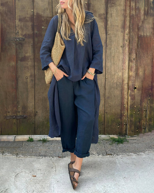 Image of Erica | Women's Relaxed Fit Two-Piece Set
