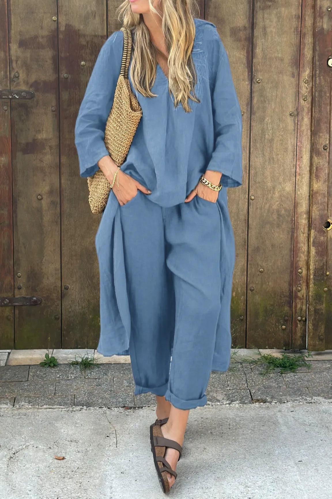 Image of Erica | Women's Relaxed Fit Two-Piece Set
