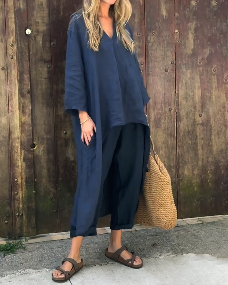 Image of Erica | Women's Relaxed Fit Two-Piece Set