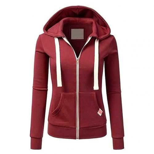 Image of Eva | Women's Full Zip Fitted Hoodie