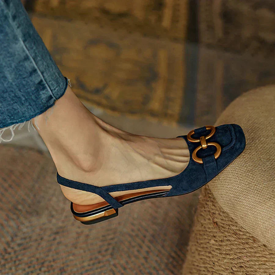 Image of Eva | Women's Slingback Pointed Toe Loafers