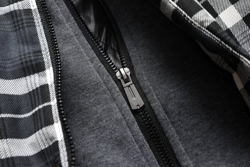 Image of Evan | Men's Hooded Plaid Vest