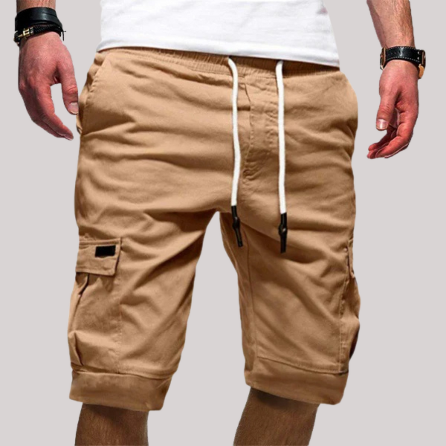 Image of Ezekiel | Men's Cargo Knee Length Drawstring Shorts