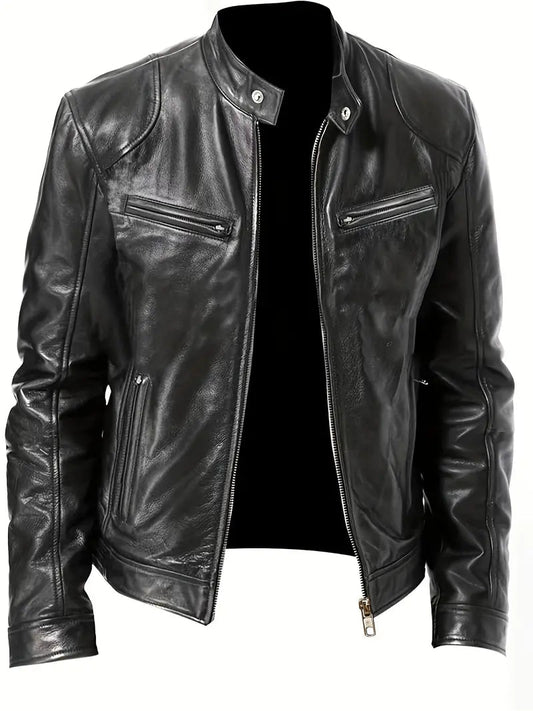 Image of Ezra | Men's Slim Fit Racer Jacket