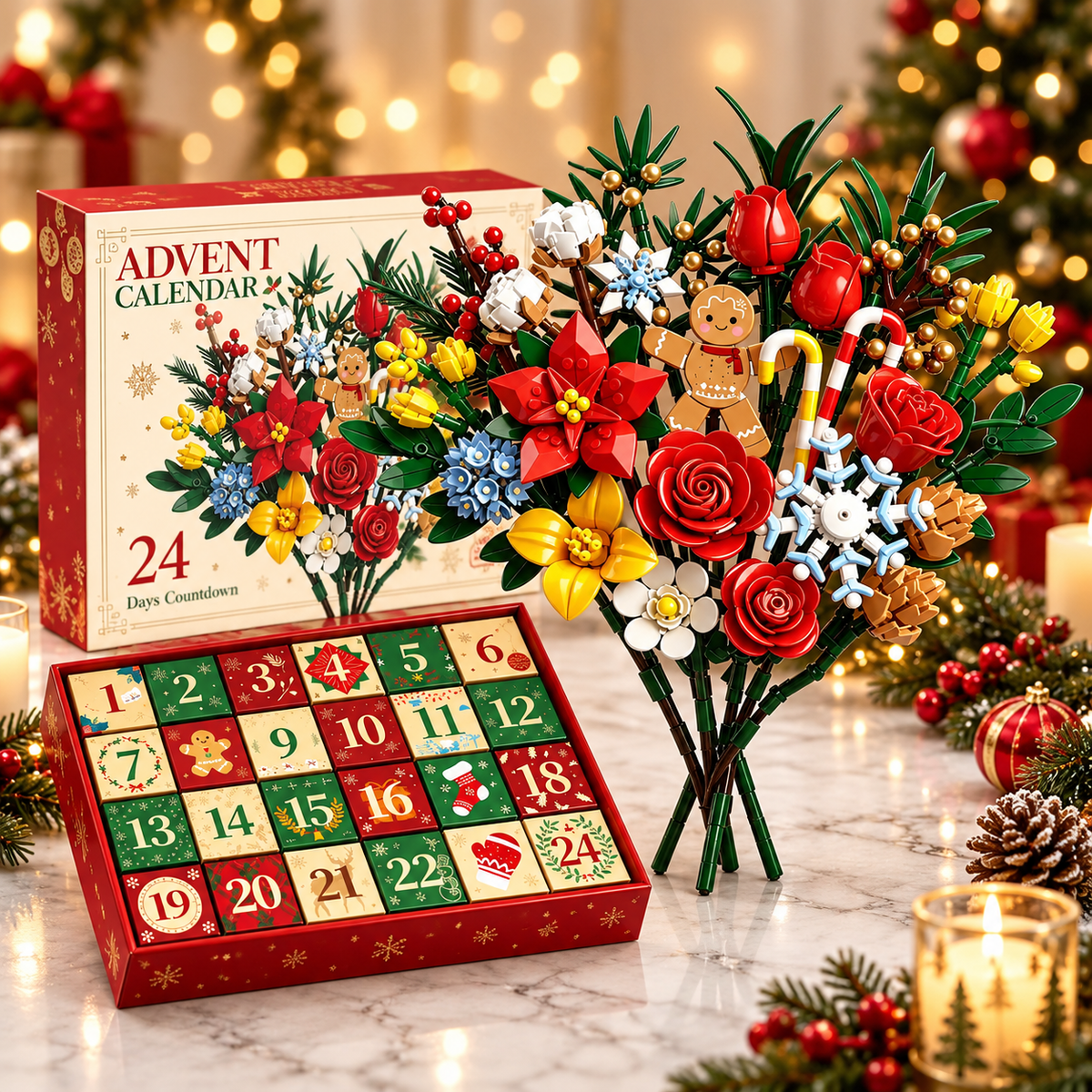 Flower Advent Calendar 2026 – Build Your Own Magical Christmas Bouquet