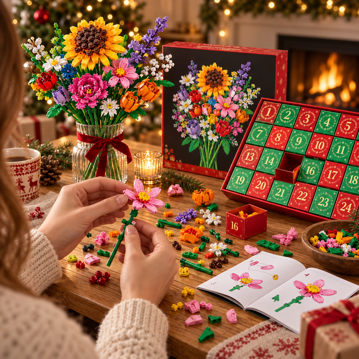 Flower Advent Calendar 2026 – Build Your Own Magical Christmas Bouquet