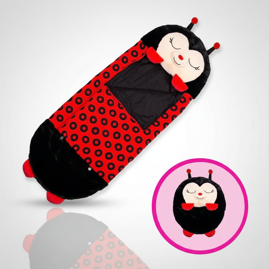Foldable Kids' Animal-Shaped Sleeping Bag