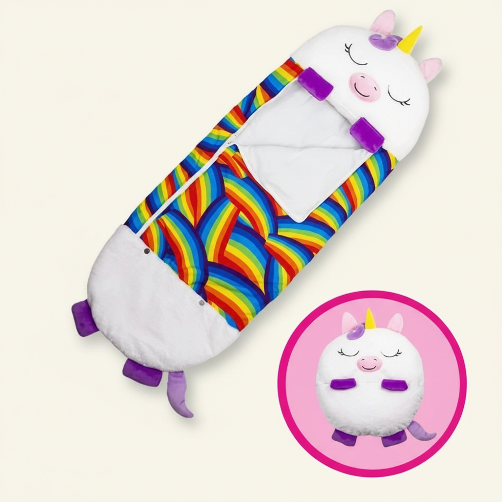 Foldable Kids' Animal-Shaped Sleeping Bag