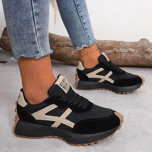 Image of Gabriella | Women's Platform Lace-Up Athletic Sneakers