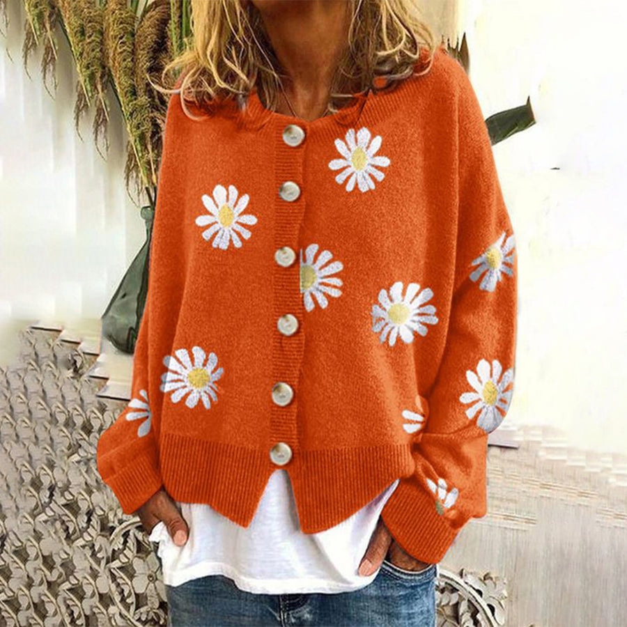 Image of Gail | Women's Oversized Button-Front Cardigan