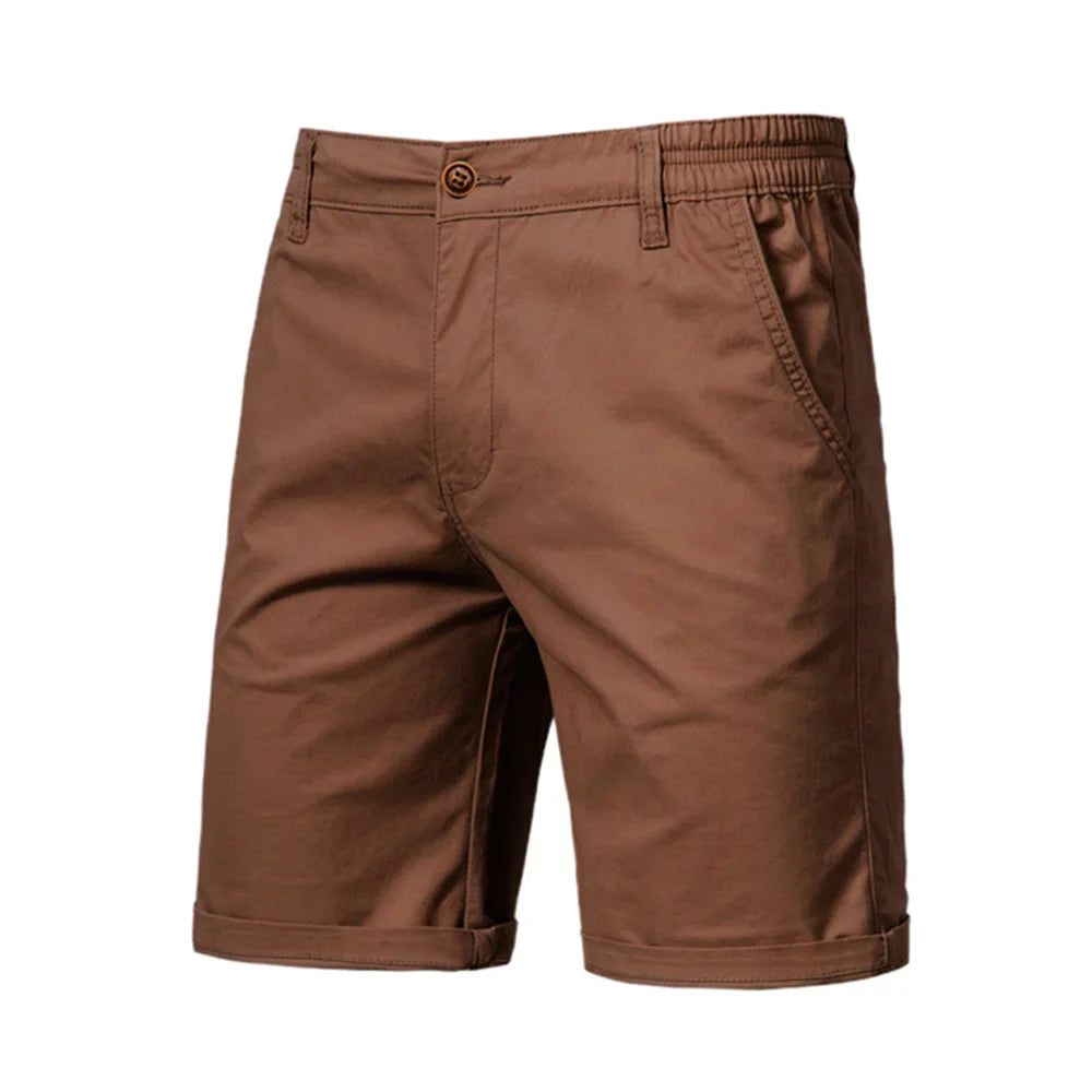 Image of George | Men's Flat Front Stretch Waist Shorts