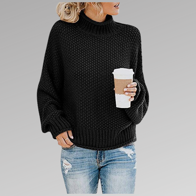 Image of Gina | Women's Oversized Turtleneck Sweater