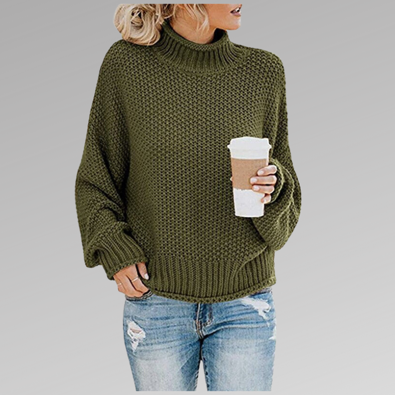 Image of Gina | Women's Oversized Turtleneck Sweater