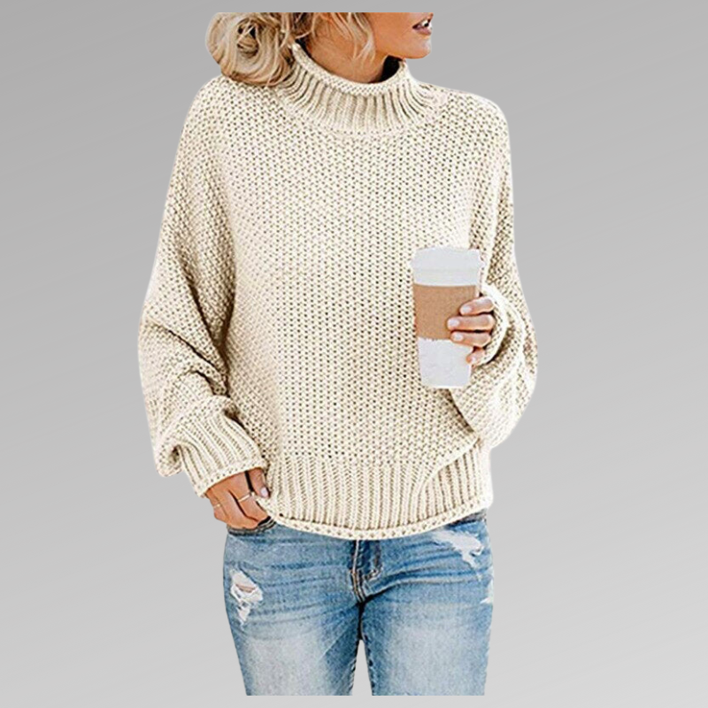 Image of Gina | Women's Oversized Turtleneck Sweater