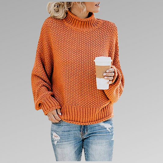 Image of Gina | Women's Oversized Turtleneck Sweater