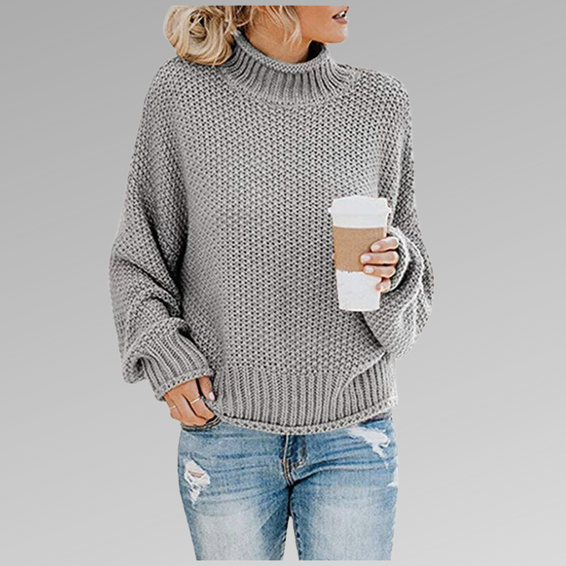 Image of Gina | Women's Oversized Turtleneck Sweater