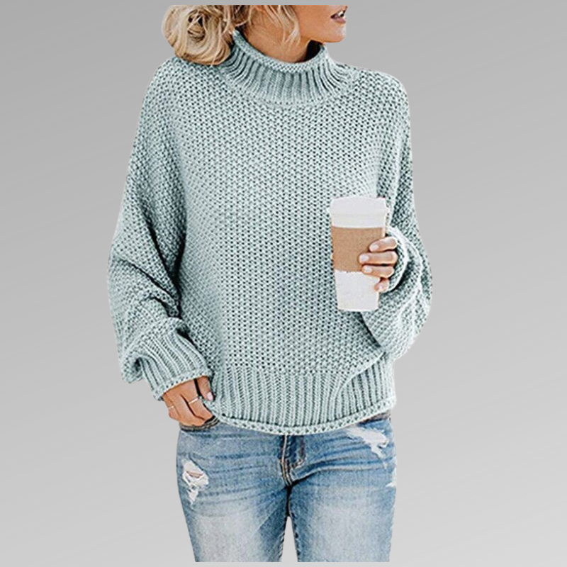 Image of Gina | Women's Oversized Turtleneck Sweater