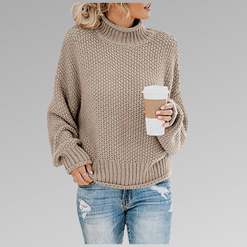 Image of Gina | Women's Oversized Turtleneck Sweater